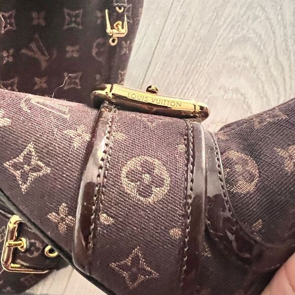 Louis Vuitton Mimosa Mini Lin Monogram Ankle Boots 7.5 - Picture 13 of 15